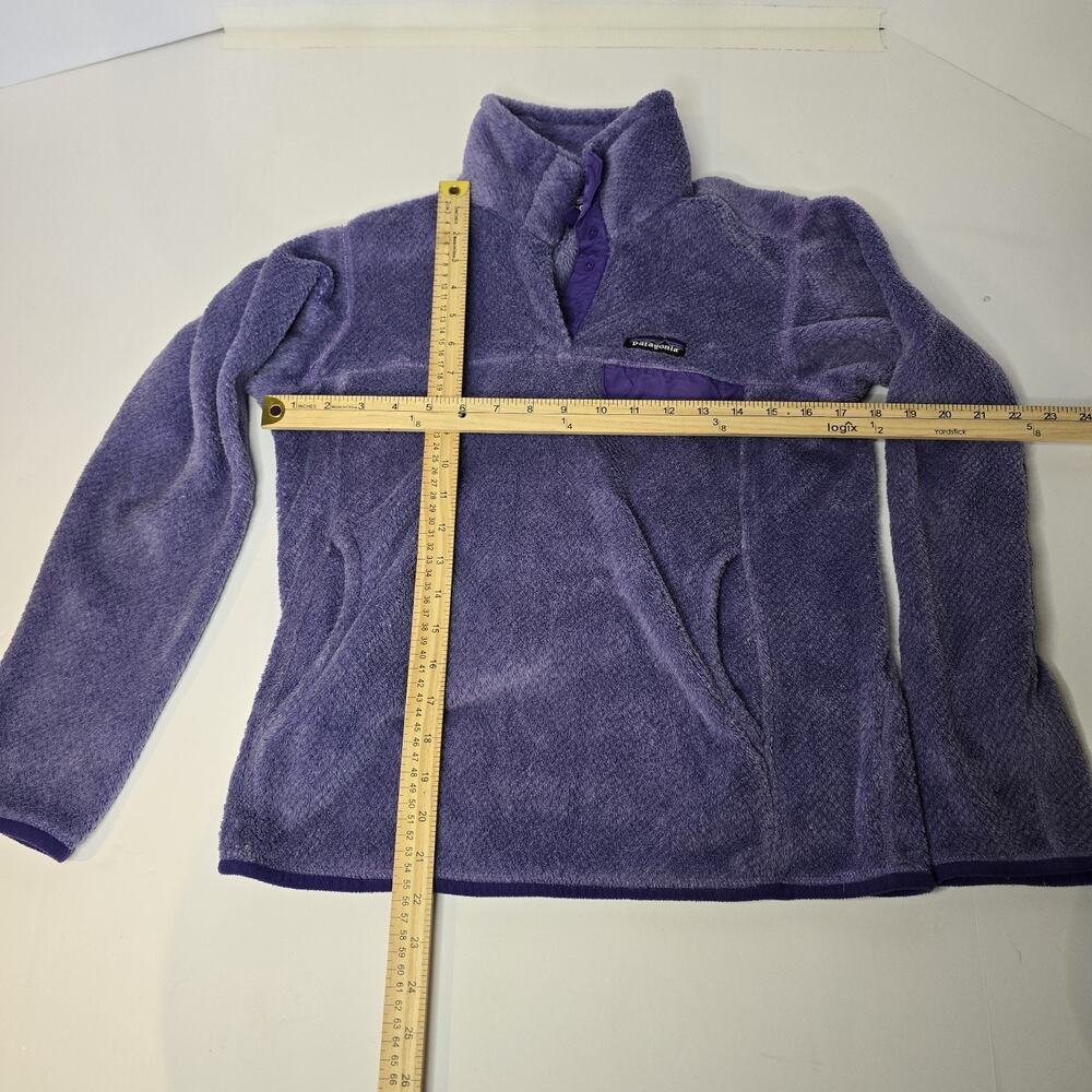 Patagonia Women's Re-Tool Snap-T Fleece Pullover Ikat Purple Active Cozy Outdoor